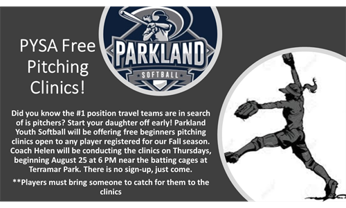 Free Pitching Clinics!